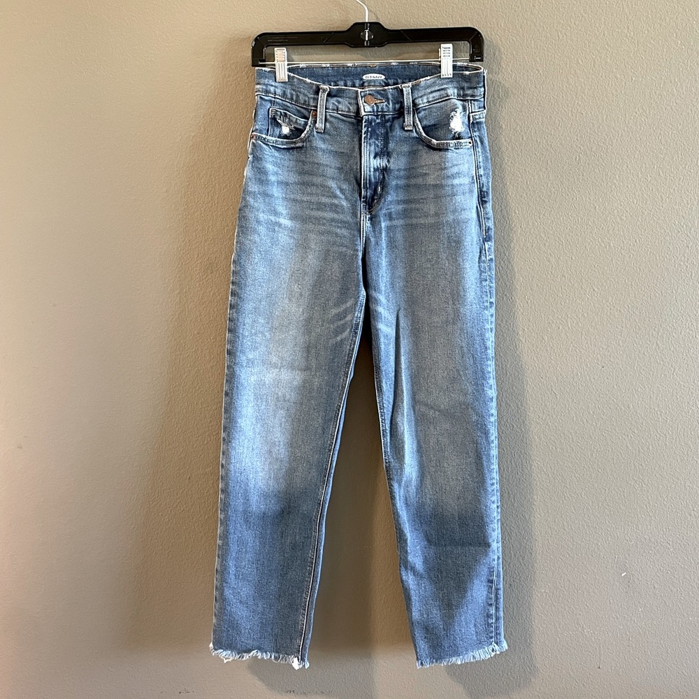 Old navy high rise raw hem jeans size 4